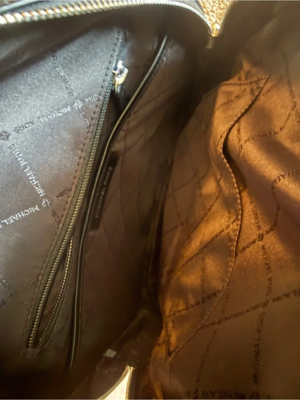 Michael Kors Black Logo Backpack